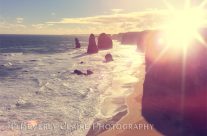 Twelve Apostles with Sun Flare at Port Campbell National Park